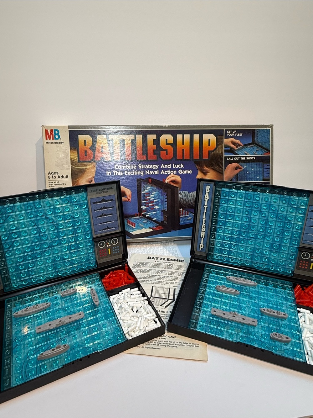 Vintage 1981 Milton Bradley Battleship Classic Game - 100% Complete